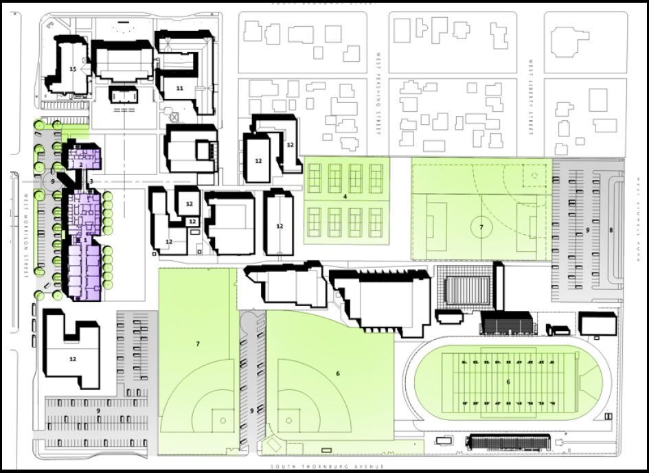 New SMHS building site